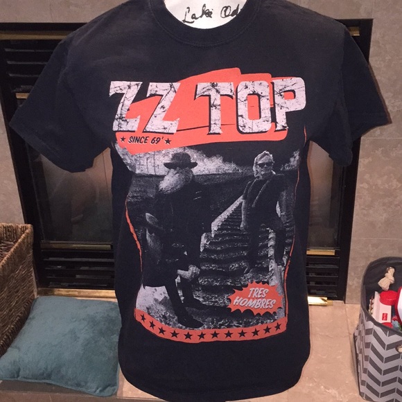 Gildan Tops - ZZ Top black tee shirt size S women’s